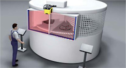 侵入圓形旋轉工作臺危險區域的檢測