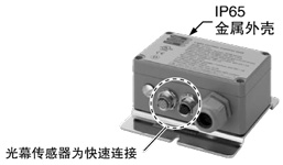 采用IP65保護構造的金屬外殼。