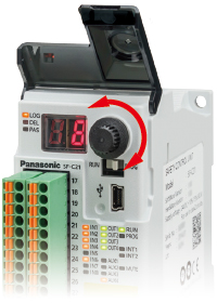 旋轉開關，簡單設定