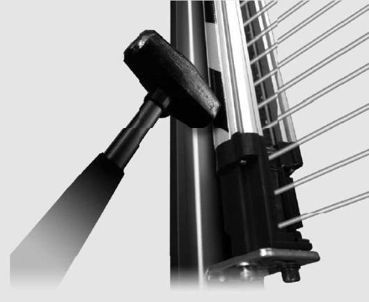 可耐“沖撞·掉落·蹬踢”等各種沖擊的堅(jiān)固型光幕。