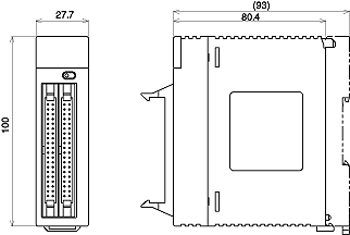 輸入輸出單元 64點(連接器型)