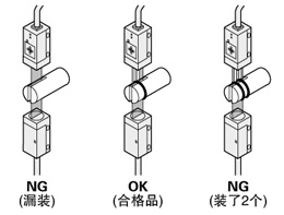 O形圈的漏裝檢測